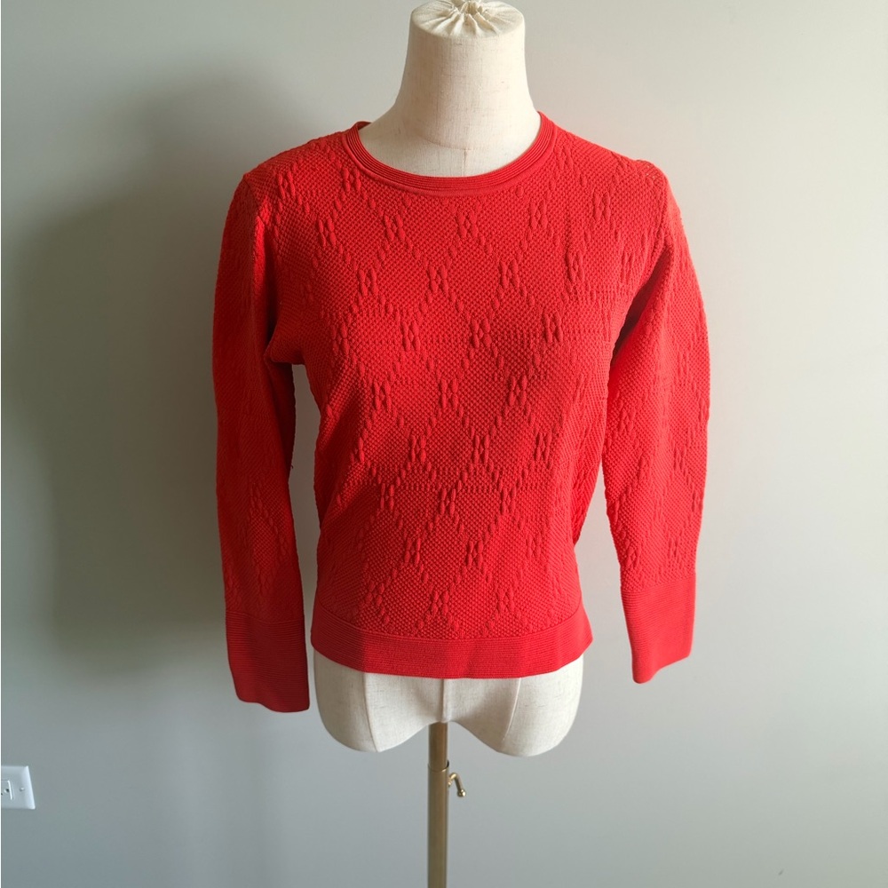 Classiques Entier Vibrant Red Knit Top